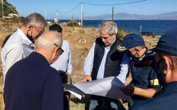 Στις πυρόπληκτες περιοχές η πολιτική ηγεσία του υπ. Κλιματικής Κρίσης