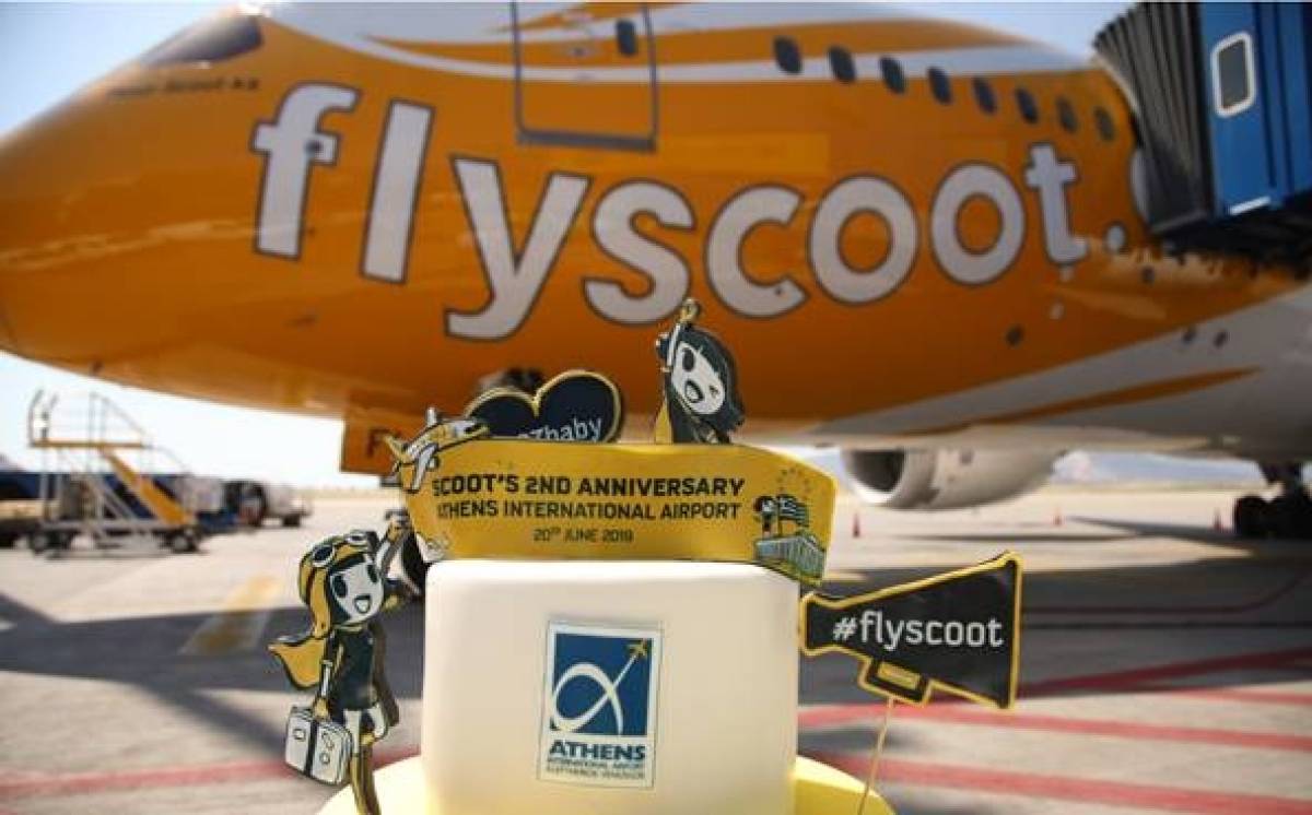 ΔΑΑ: Δύο χρόνια Αθήνα - Σιγκαπούρη με Scoot!