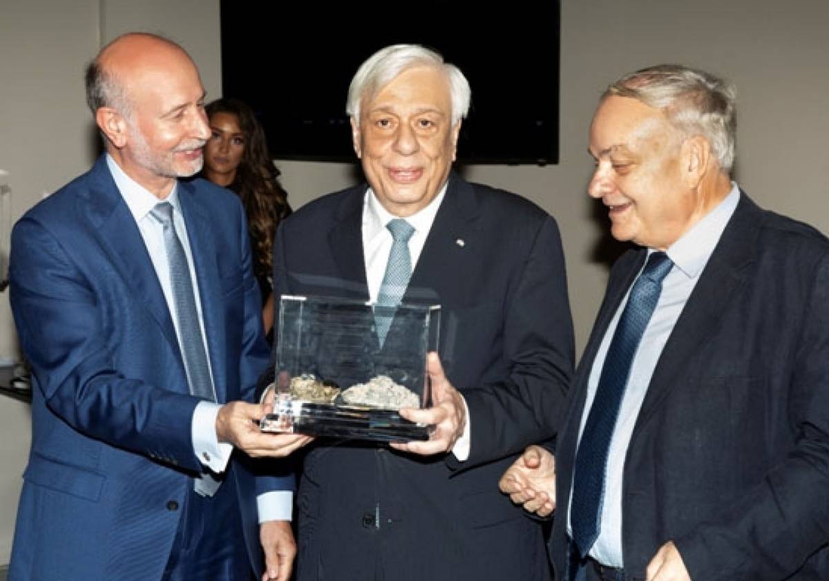 Ο Παυλόπουλος στα εγκαίνια της Έκθεσης «Τα ορυκτά και ο άνθρωπος»