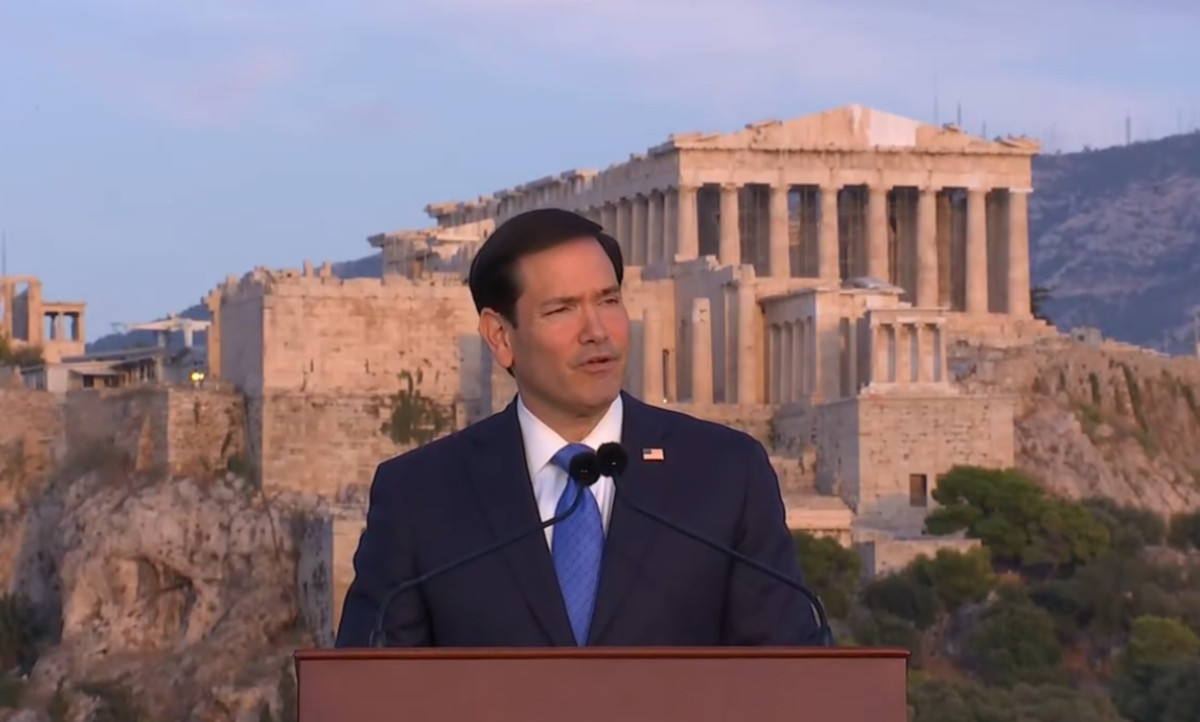 Ρούμπιο από την Πνύκα: Υπόδειγμα συμμάχου η Ελλάδα, να ακολουθήσει το παράδειγμά της η Ευρώπη