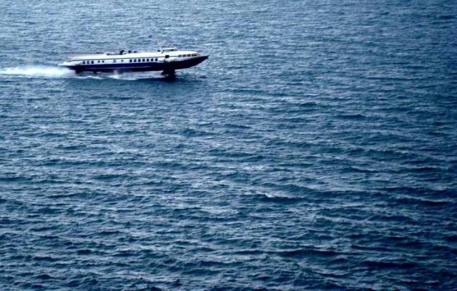 Βλάβη σε υδροπτέρυγο που συνδέει την Καβάλα με τη Θάσο