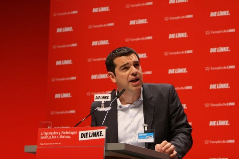 ΝΔ: Τι λέει ο Τσίπρας που το Die Linke προτείνει Grexit;