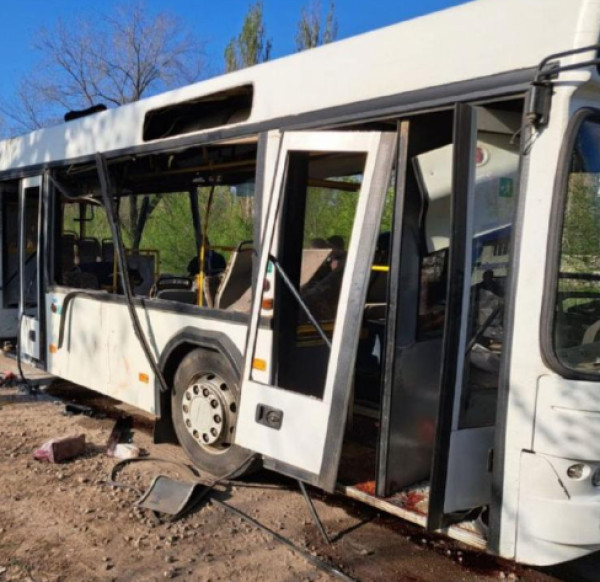 Ρωσικό ντρόουν χτύπησε λεωφορείο με εργάτες στην Ουκρανία- 9 θύματα