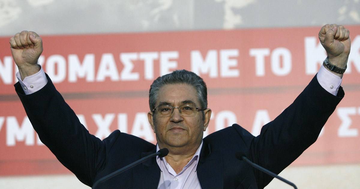Κουτσούμπας: Επανεξελέγη Γενικός Γραμματέας του ΚΚΕ