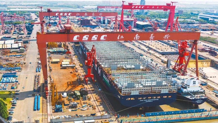 Ναυπηγικός όμιλος της Κίνας παραδίδει σημαντικό αριθμό πλοίων διπλού καυσίμου