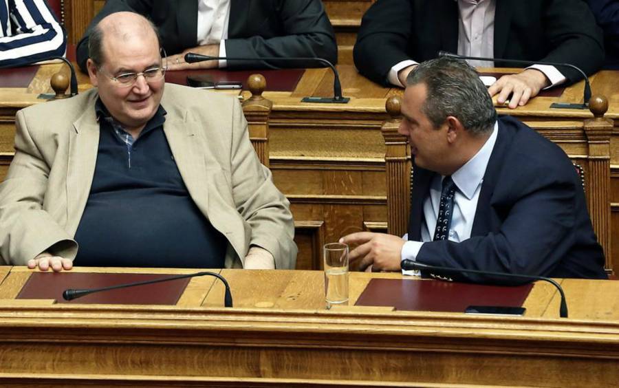 Να παραιτηθεί ο Καμμένος, αλλά όχι και να μας ρίξει…