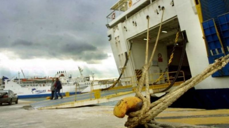 Απαγορευτικό απόπλου λόγω των ισχυρών ανέμων