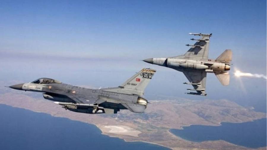 Πτήσεις τουρκικών μαχητικών αεροσκαφών πάνω από ελληνικές νησίδες