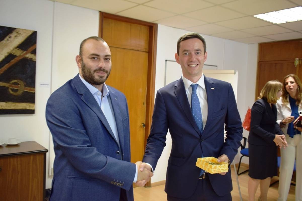 Συνάντηση Γιαννακίδη με τον Υφυπουργό Επιχειρηματικότητας-Τεχνολογίας της Πολωνίας