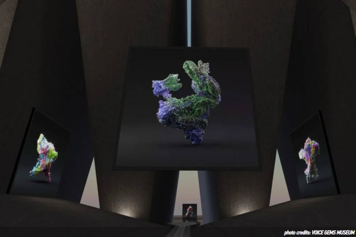 Voice Gems: Το πρώτο μετα-μουσείο μετατρέπει φωνές σε ψηφιακούς πολύτιμους λίθους -και όχι μόνο