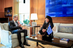 Μητσοτάκης - Βαρθολομαίους: Στο επίκεντρο η προστασία των Ορθοδόξων στη Μέση Ανατολή