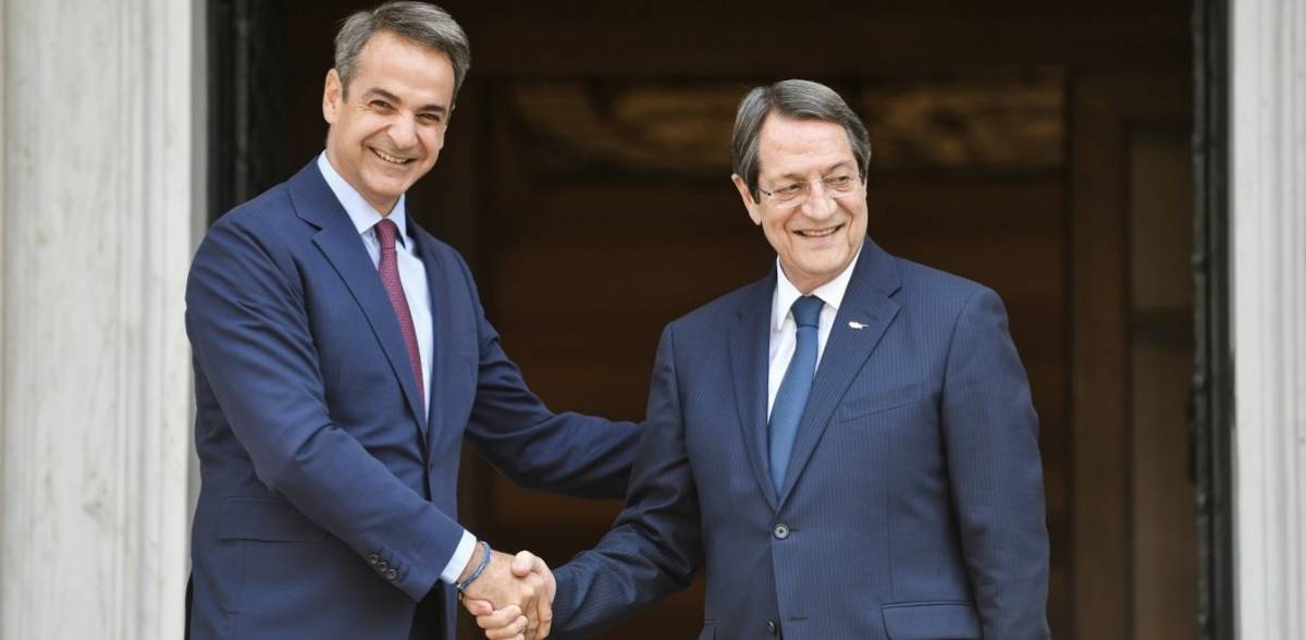 Μητσοτάκης- Αναστασιάδης: Συντονίζουν τη δράση τους απέναντι στην τουρκική προκλητικότητα