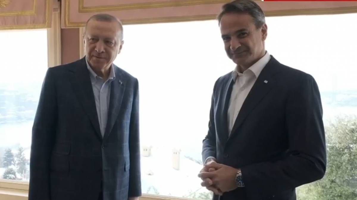 Ολοκληρώθηκε το γεύμα Μητσοτάκη- Ερντογάν στο Μέγαρο Βαχντετίν (video)