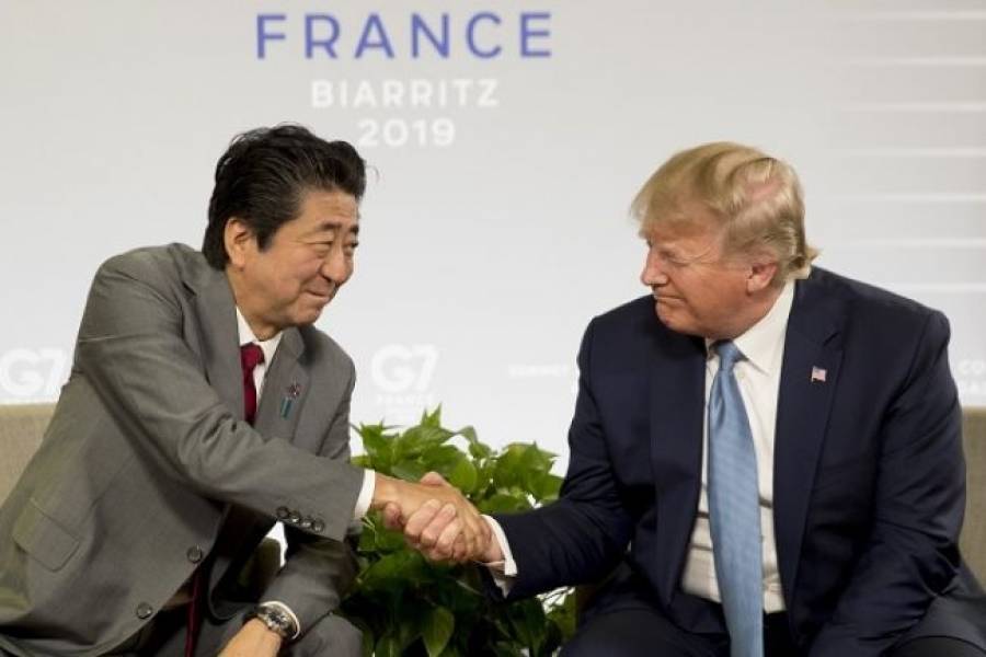 G7: ΗΠΑ και Ιαπωνία κατέληξαν σε «κατ΄αρχήν» εμπορική συμφωνία