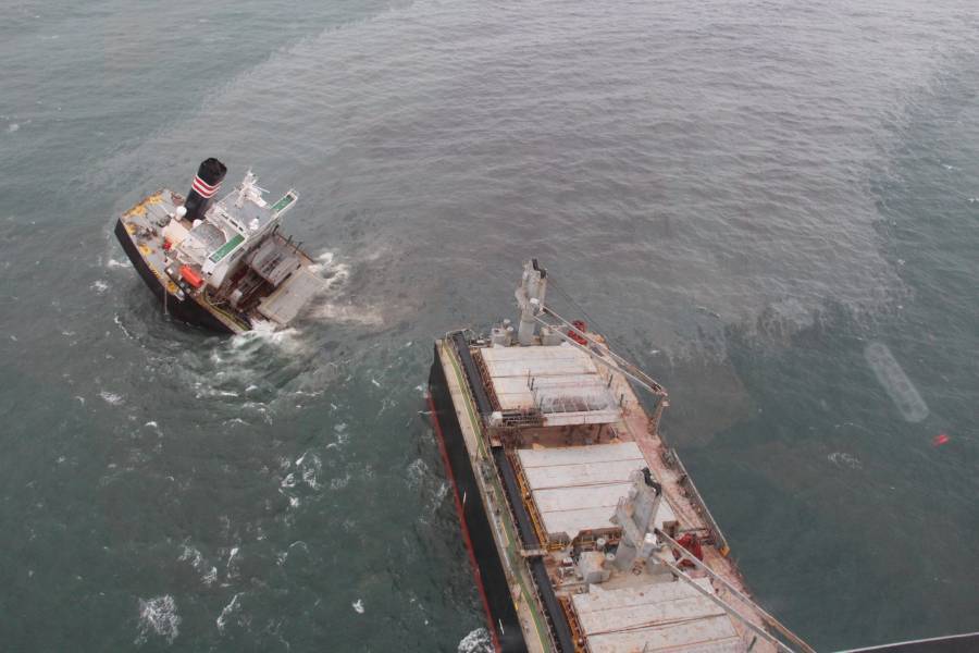 Ιαπωνία:Η διαρροή πετρελαίου από το Crimson Polaris φτάνει στις ακτές