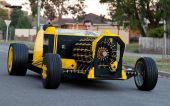 Αυτοκίνητο από lego στους δρόμους της Μελβούρνης