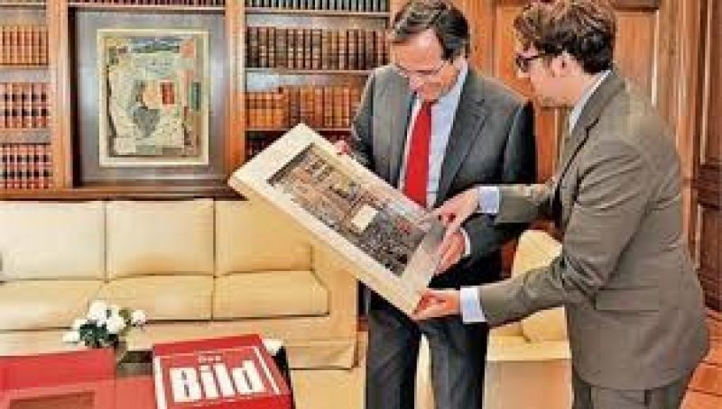 Bild: "Αγωνιστής και με αυτοπεποίθηση ο Σαμαράς"