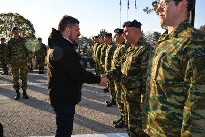 Χαρδαλιάς: Περιοδεία σε μονάδες Ενόπλων Δυνάμεων σε Θεσσαλονίκη και Σέρρες