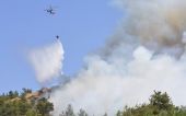 Σε εξέλιξη πυρκαγιά στα Πηγάδια Ταϋγέτου