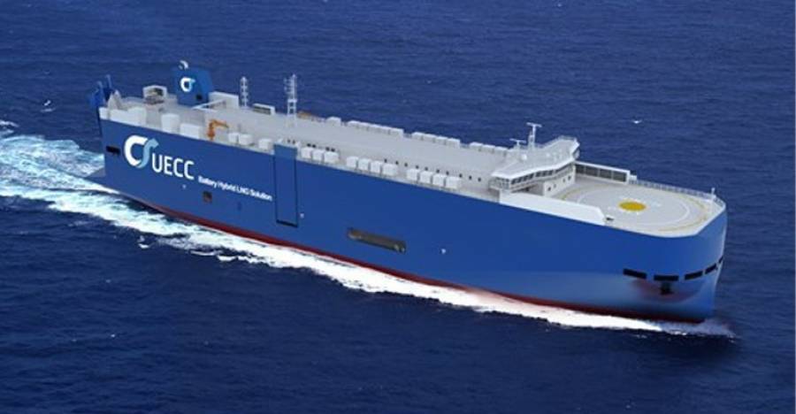 Σε λειτουργία το πρώτο car carrier με μπαταρία και LNG