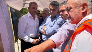 Προχωρούν τα έργα στην οδική σύνδεση Βόνιτσα – Λευκάδα: Επίσκεψη του υπουργού Υποδομών