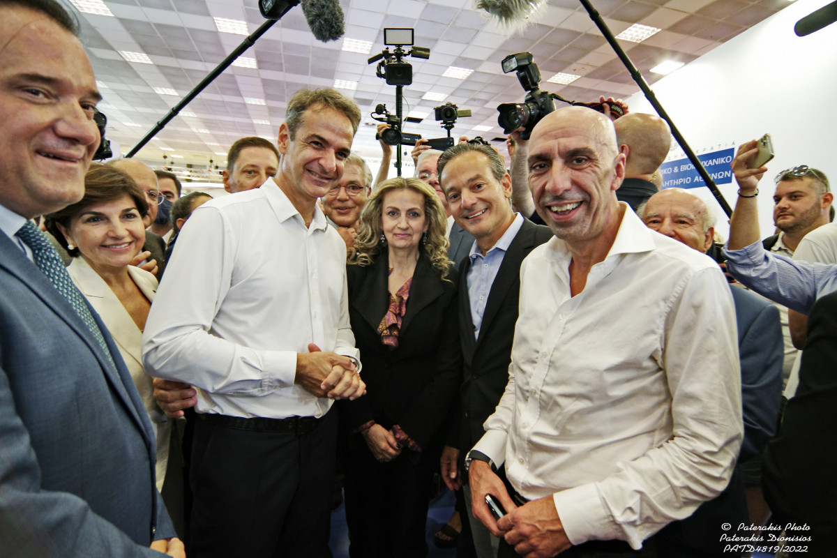 Τι είπε ο Μητσοτάκης στο περίπτερο του ΕΒΕΑ στη ΔΕΘ