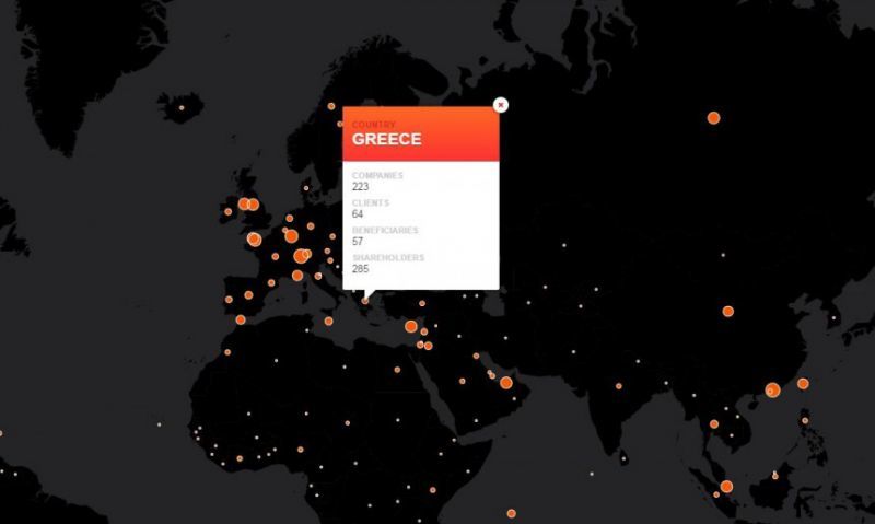Panama Papers: Ο χάρτης των offshore από τα Wikileaks