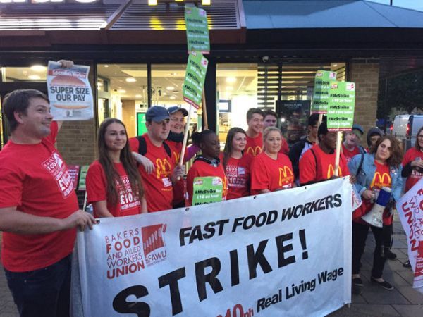 Η πρώτη απεργία στην ιστορία των βρετανικών McDonald&#039;s