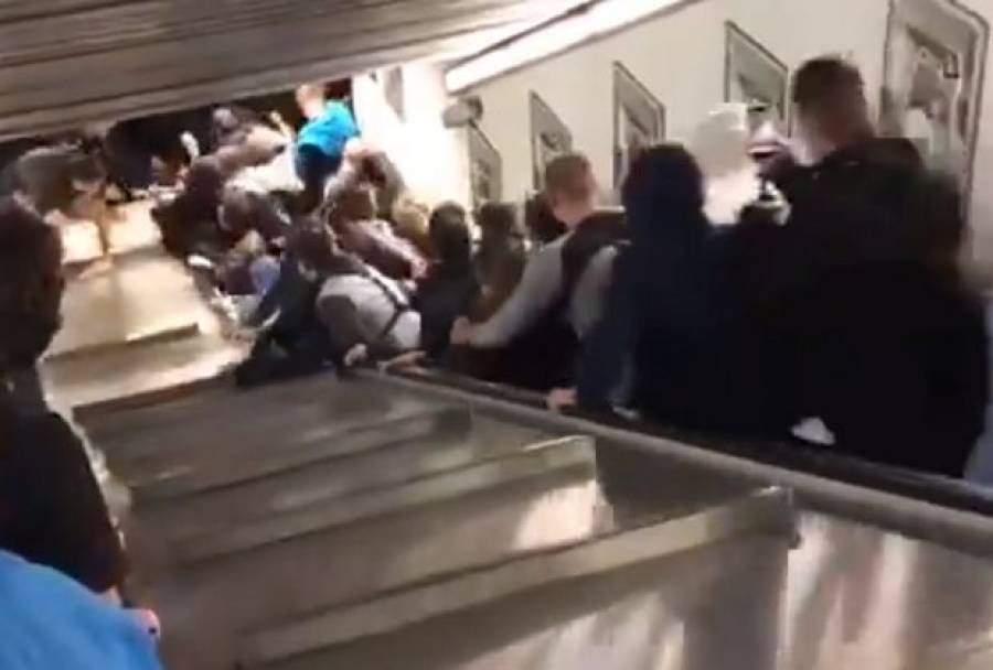 Ρώμη: 20 τραυματίες από κατάρρευση κυλιόμενης σκάλας στο μετρό