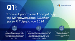 ManpowerGroup: Δυσκολία στην εύρεση ταλέντων αναφέρει το 82% των επιχειρήσεων