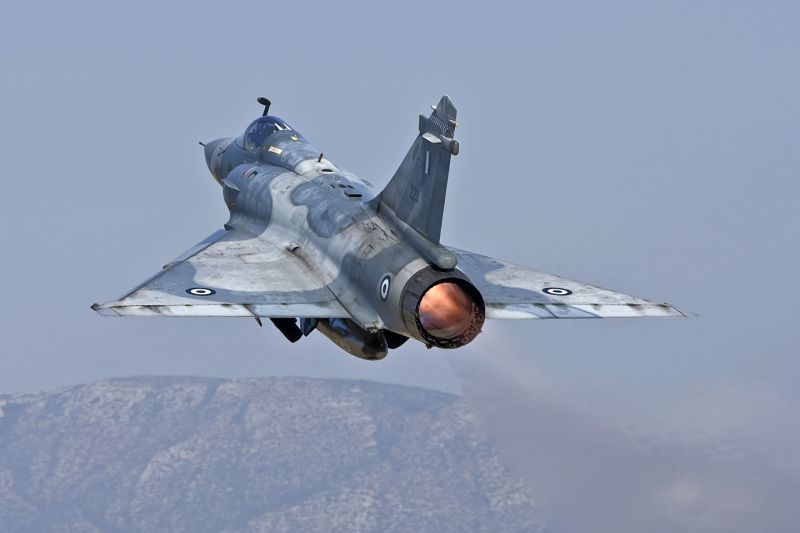 Πτώση μαχητικού Mirage 2000 ανοιχτά της Σκύρου
