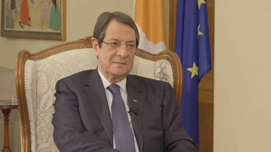 Αναστασιάδης: Αυτοκτονία η στρατιωτικοποίηση της ΑΟΖ