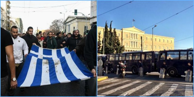 Πολυτεχνείο:Σε εξέλιξη η πορεία προς την αμερικανική πρεσβεία-«Φρούριο» το Σύνταγμα