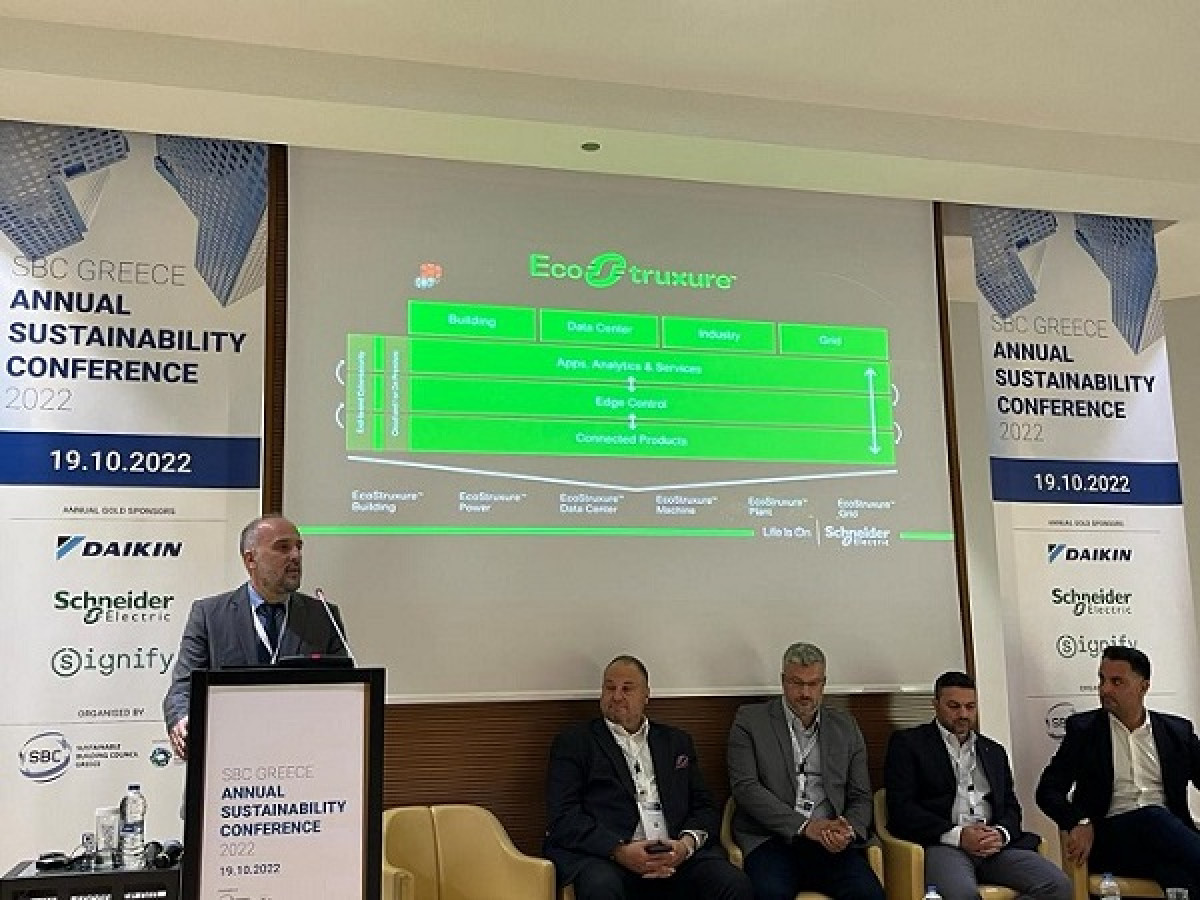 Χρυσή χορηγία της Schneider Electric στο Annual Sustainability Conference 2022