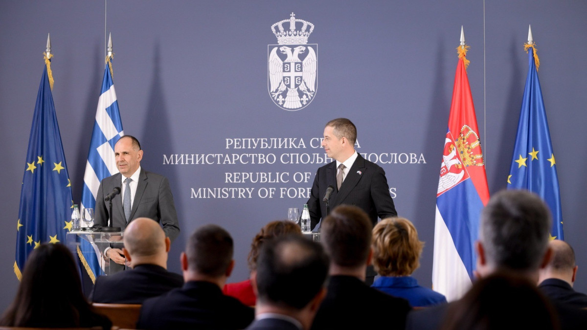 Γεραπετρίτης από Βελιγράδι: Σταθερή στήριξη της Ελλάδας στην ευρωπαϊκή πορεία της Σερβίας και των Δυτικών Βαλκανίων