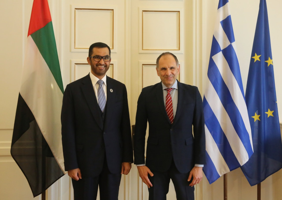 Συνάντηση Γεραπετρίτη με τον υπουργό Βιομηχανίας και Τεχνολογίας των ΗΑΕ