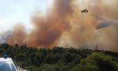 Μαίνεται η πυρκαγιά στα Δερβενοχώρια