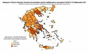 Διασπορά κρουσμάτων: 1047 στην Αττική- Τριψήφιος αριθμός σε Θεσσαλονίκη, Αχαϊα