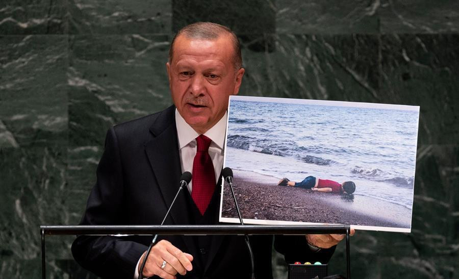 Ερντογάν στον ΟΗΕ:Η Ελλάδα σκοτώνει παιδιά στο Αιγαίο-Αναγνωρίστε το ψευδοκράτος
