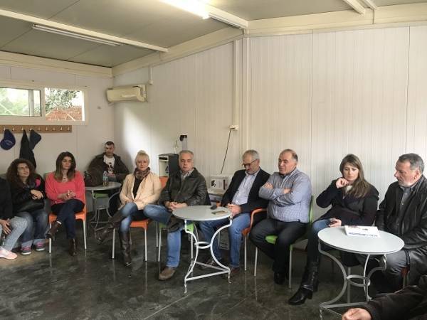 Επίσκεψη Βαγγέλη Τσαμήτα στη Διεύθυνση Περιβάλλοντος του δήμου Αλίμου