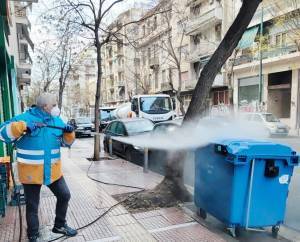 Δήμος Αθηναίων: Στην Κυψέλη η μεγάλη επιχείρηση καθαριότητας- απολύμανσης