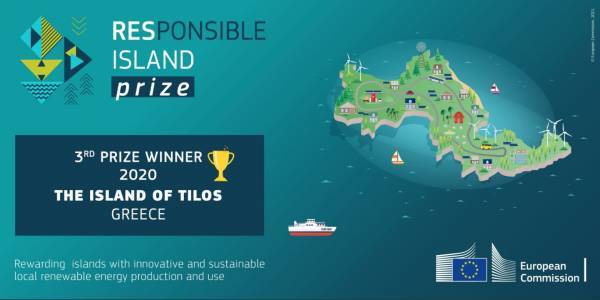 Βραβείο Υπεύθυνης Νήσου: Στην 3η θέση η Τήλος