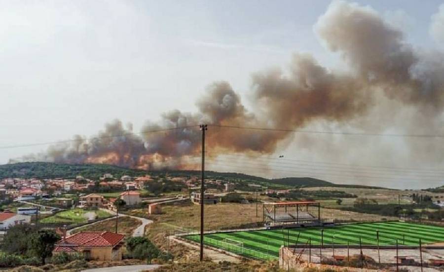 Σε εξέλιξη το πύρινο μέτωπο στη Ζάκυνθο-Στάχτη χιλιάδες στρέμματα