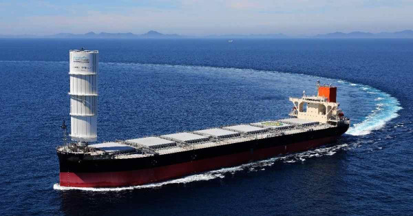 Bulker αιολικής ενέργειας της MOL... άνοιξε πανιά