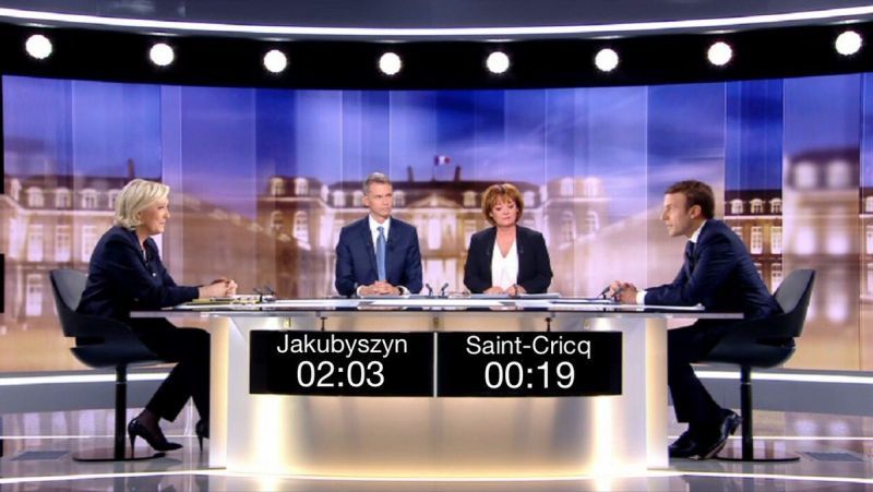 Βαριές κουβέντες αντάλλαξαν Μακρόν και Λεπέν-Ποιος κέρδισε τους τηλεθεατές