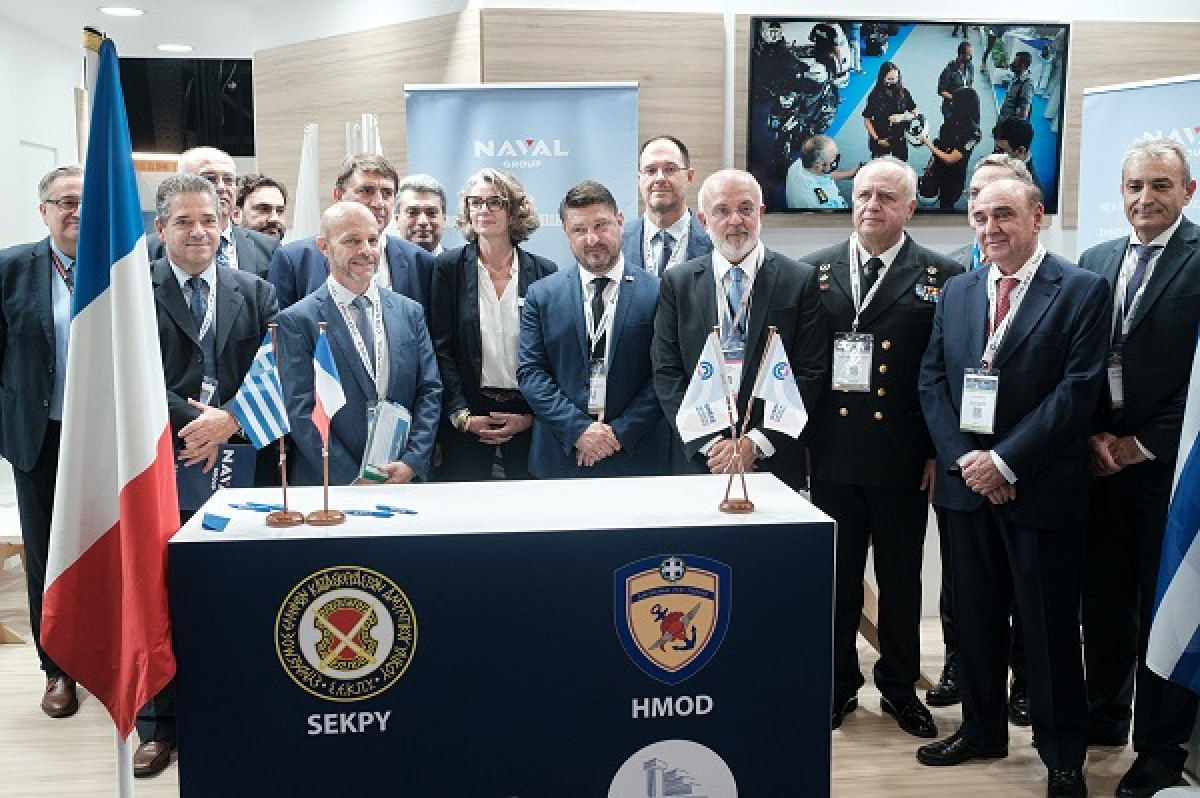 Η Naval Group ενισχύει τη συνεργασία με την ελληνική βιομηχανία