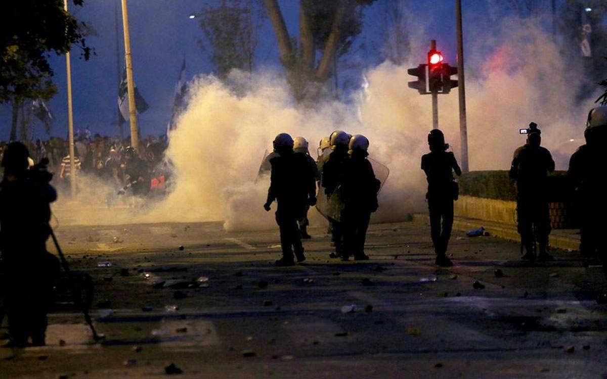 ΕΚΑΒ:Πρώτες βοήθειες σε 60 άτομα από τα επεισόδια στη Θεσσαλονίκη