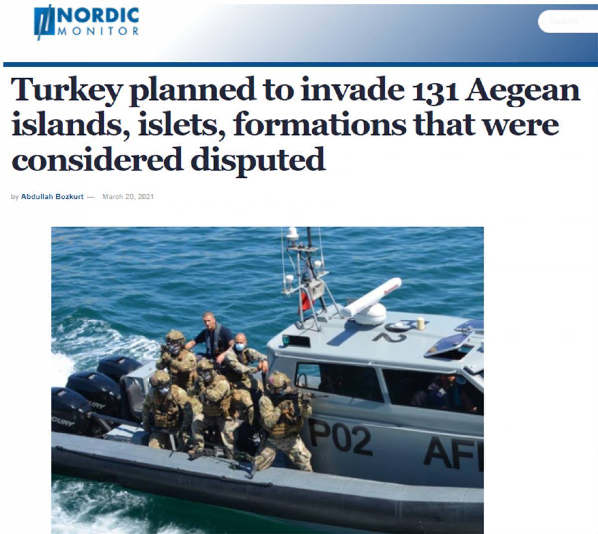 Τουρκική άσκηση επί χάρτου για κατάληψη ελληνικών νησιών και νησίδων