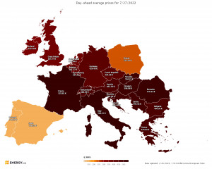 Ρεκόρ για δεύτερη ημέρα στη χονδρεμπορική τιμή του ρεύματος