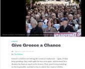 Το Bloomberg στηρίζει Ελλάδα- "Τοξική" η προσφορά της τρόικας